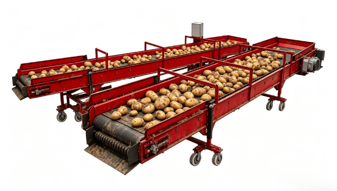 Potato Single Layer Belt Conveyor